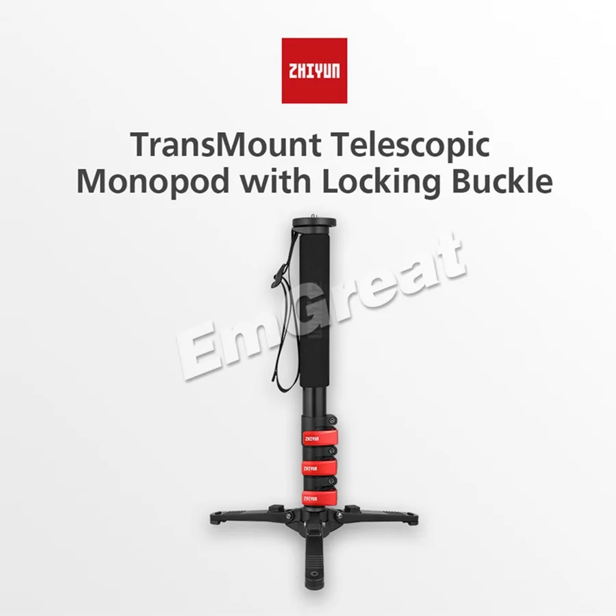 Zhiyun трансмаунт Телескопический монопод Штатив с Карабин 1,2 м удлиненный полюс для Weebill Lab Crane 3 Lab Crane 2 Plus Gimbal