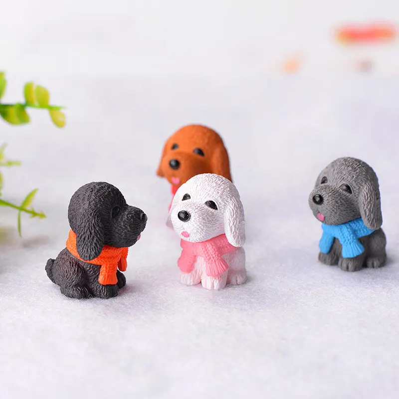 4 шт./компл. мультфильм животных игрушки для домашних DIY Украшение кукольного
