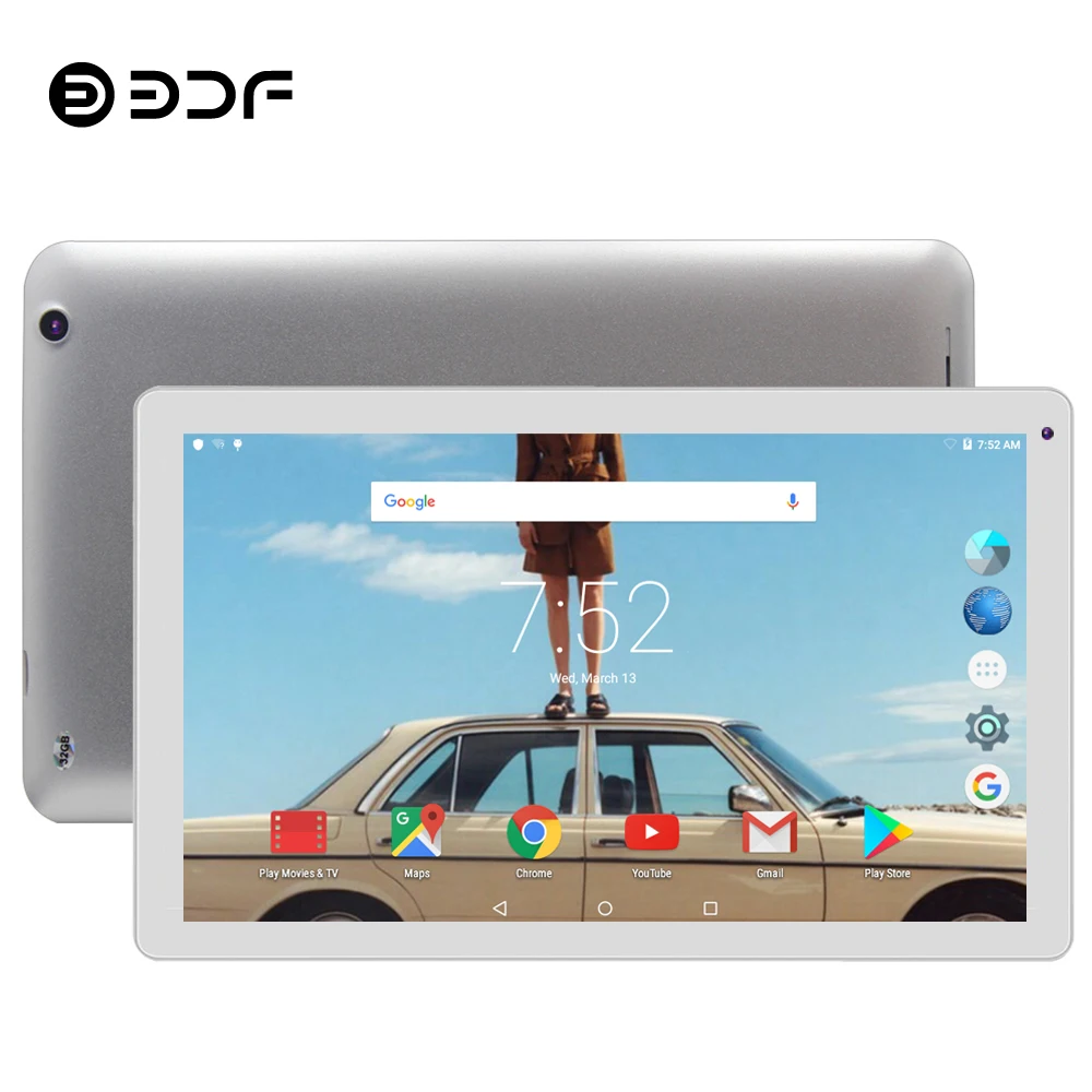 BDF планшет 10 дюймов планшетный ПК Android 5,1 четырехъядерный 1 Гб+ 32 Гб WiFi планшет Android 1024*600 Поддержка Google Play рынок ПК планшет 10