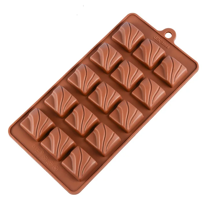 22x11x1.5 CM SILIKOLOVE шоколадные формы для украшения торта инструменты 3D конфеты клейкий силиконовая форма для десерта форма для выпечки DIY поднос для печенья для торта ремесло - Цвет: 22x11x1.5 CM