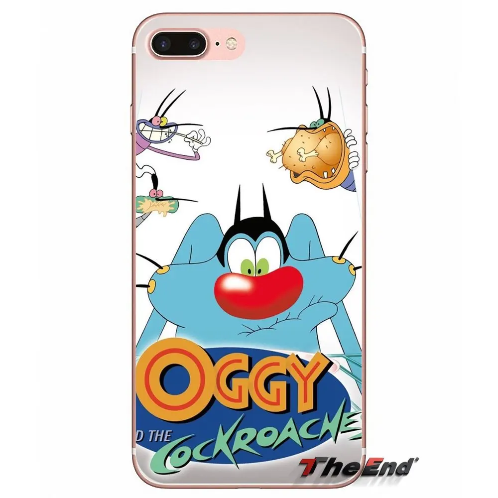 Oggy и тараканы мягкий чехол для телефона htc один M7 M8 A9 M9 M10 E9 Plus Desire 630 530 626 628 816 820 Motorola