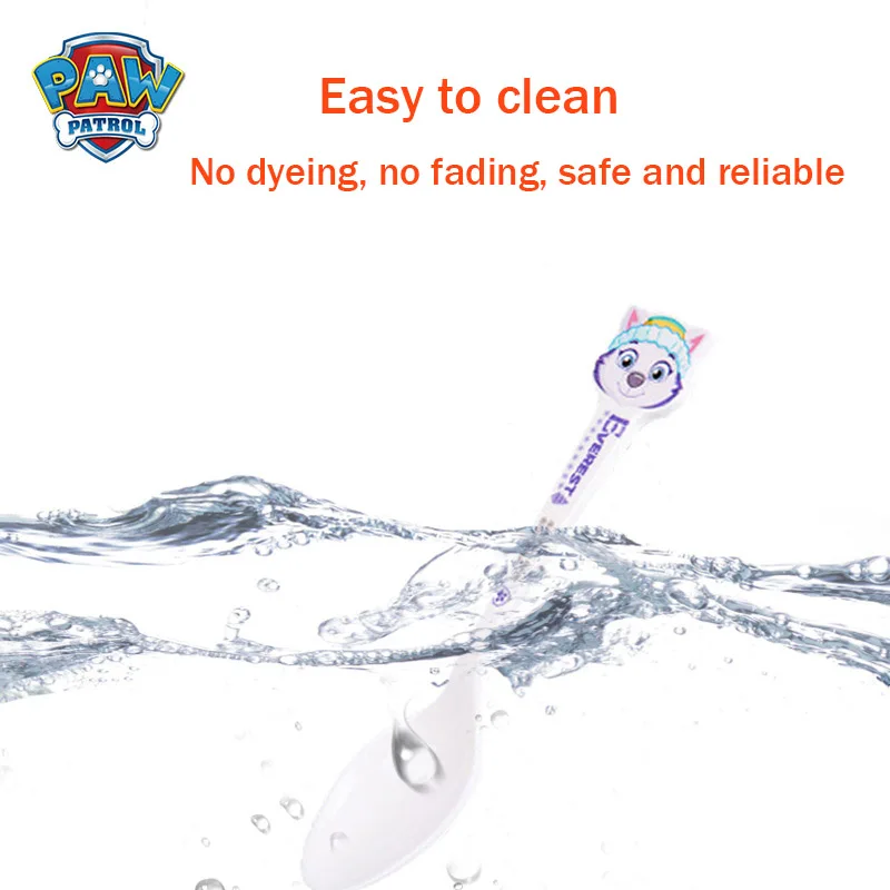 Щенячий патруль 1 комплект Оригинальная ложка детская мультяшная меламиновая