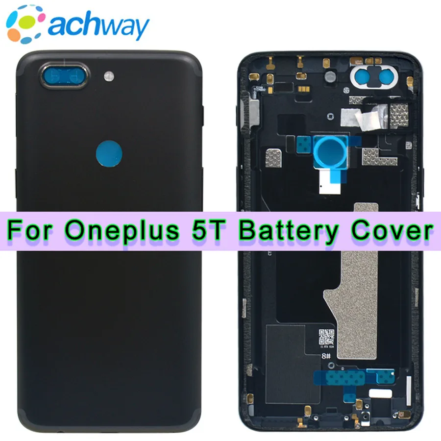 Оригинальный задний корпус OnePlus A5010 5T крышка батареи задняя дверь Корпус чехол One