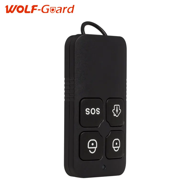 Wolf-Guard 433MHZ Black Color Waterproof Wireless Remote Controller for Alarm System Host | Безопасность и защита