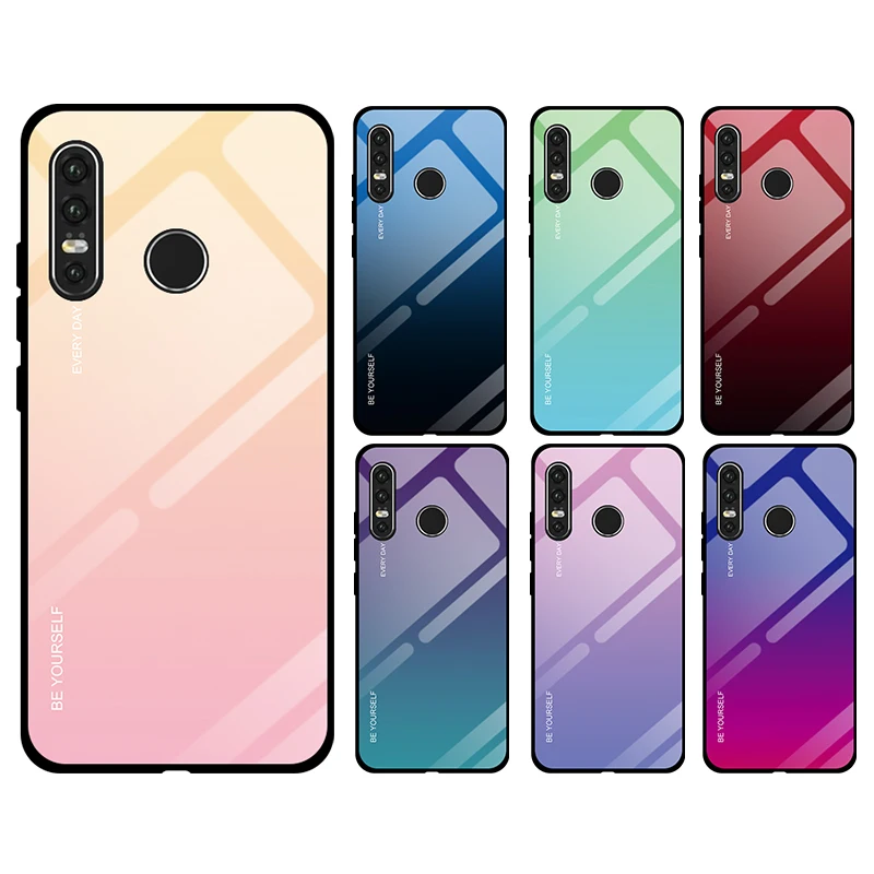 Чехол из закаленного стекла для Huawei P30 P20 lite Honor 8X 10 9lite mate 20 pro nova 4 3 3e 3i|Бамперы| |