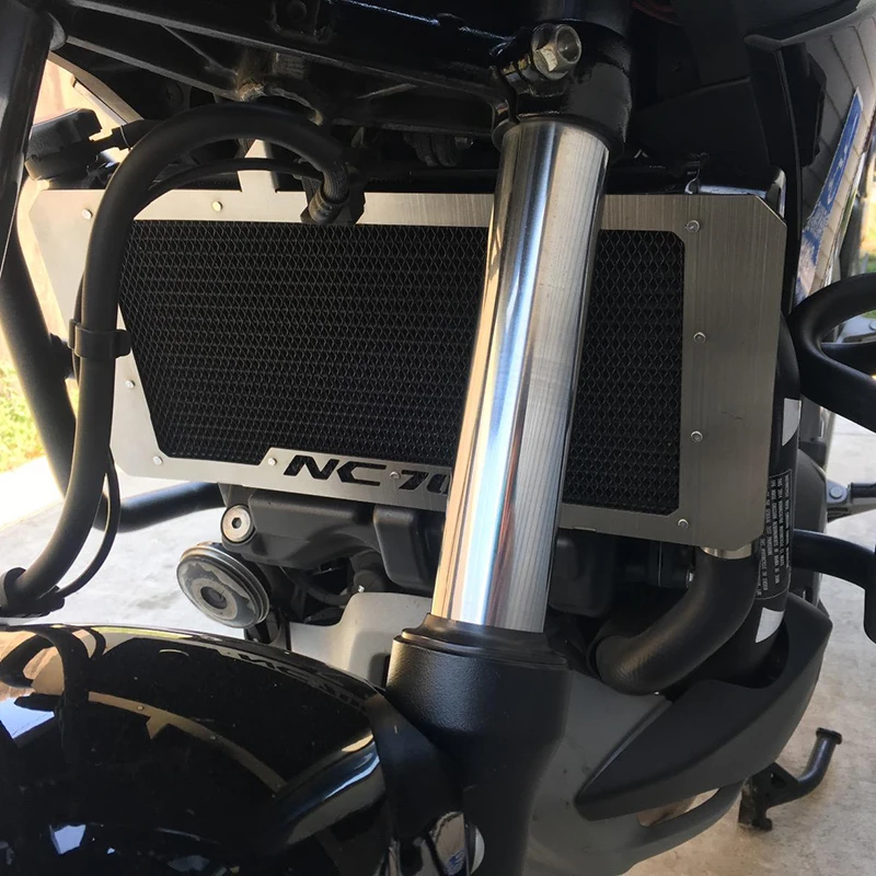

NC700 Motorcycle Stainless Steel Radiator Guard Grill Cover Oil Cooler Bezel Protector Grille For Honda NC700X NC700S 2012-2016
