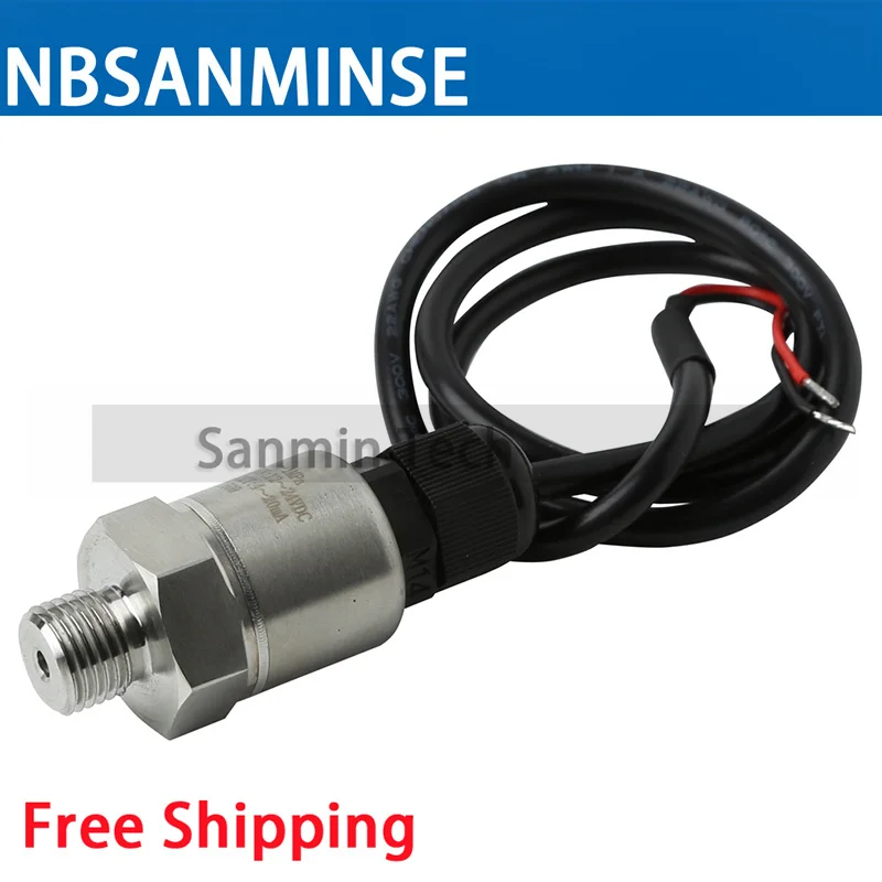 NBSANMINSE SM18-A10 G1/4-дюймовый датчик давления из нержавеющей стали для воздушного