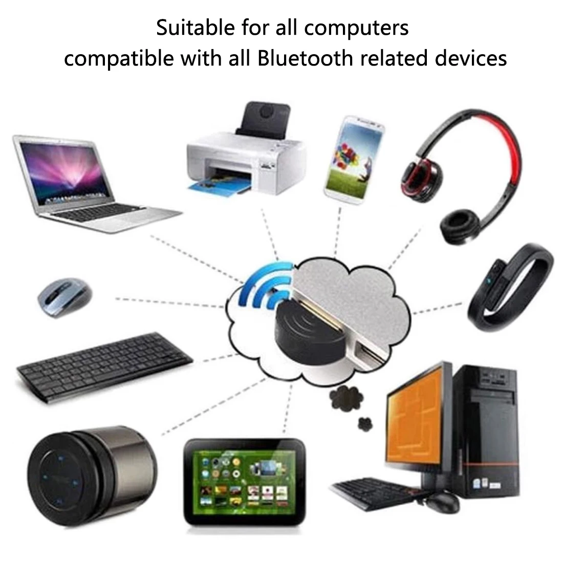 Мини USB Bluetooth совместимый адаптер V2.0 CSR двухрежимный беспроводной ключ 2 0