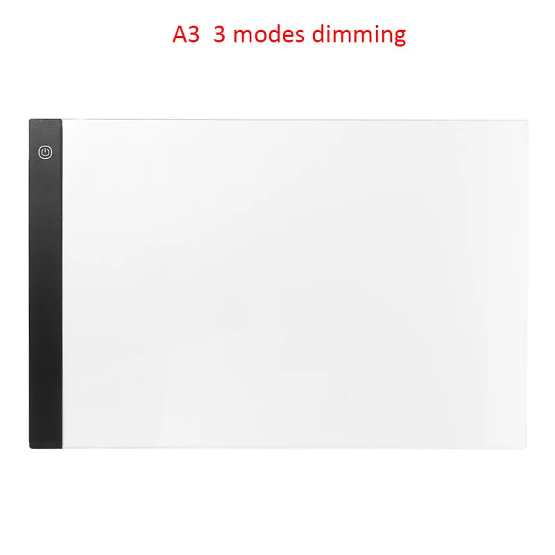 A3 3 Brightness A3 A4 A5 GraphicTablet цифровой графический планшет для рисования знак Дисплей Панель световой трафарет графиком тонкий чертежная доска свет - Цвет: A3 3 Brightness