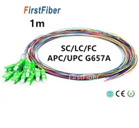 1m fiber pigtail 12 colors sclcfcapcupc fiber pigtail cable g657a 12 core 12 fibers simplex 9125 single mode 0 9mm