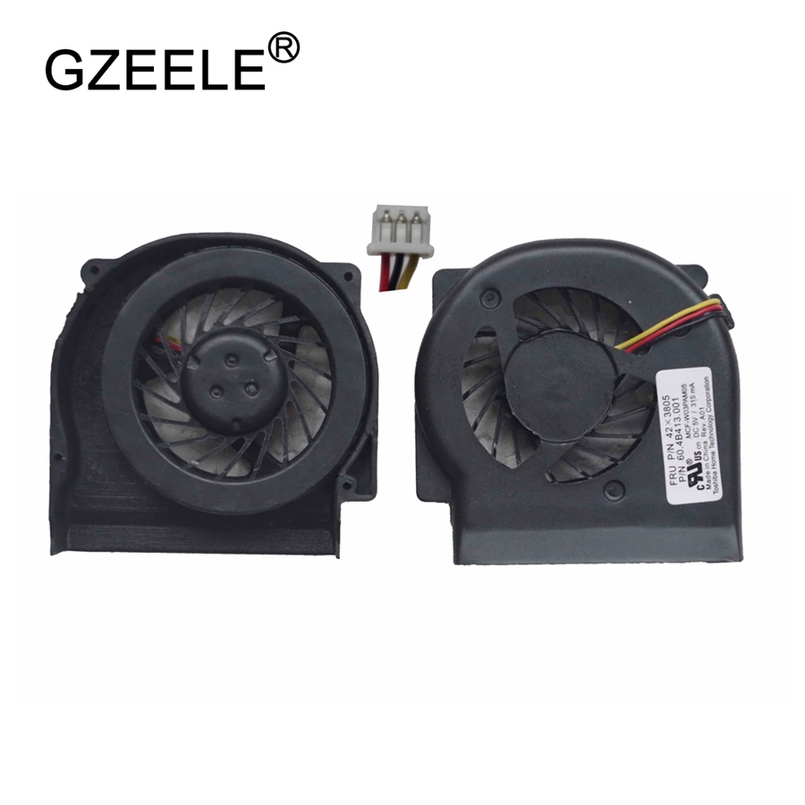 

GZEELE new cpu cooling fan For IBM for Thinkpad FOR Lenovo X60 X61 42X3805 Laptop Notebook Computer Accessories Cooler Fan