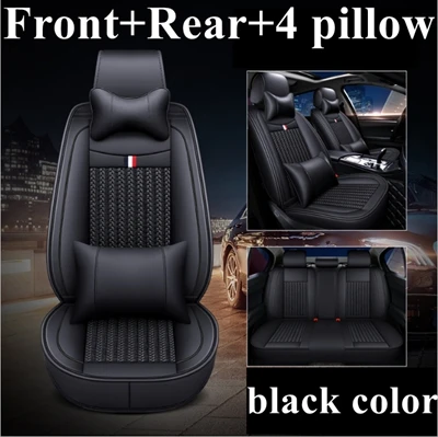 black luxury Автомобильные сиденья набор для Porsche Cayenne Macan Boxter peugeot 2008 3008 4007 4008 5008 205 206 207 301 306 307 308 405 406 407 508 607 - Название цвета: black luxury