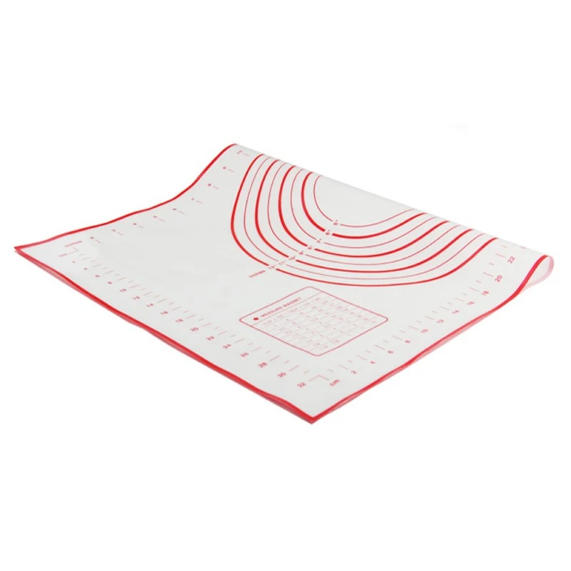 Non Stick Silicone Baking Mat Pad Sheet Glass Liners Rolling Pastry Pizza Scales Kitchen Cake Sugar Craft Tools 60*40CM | Дом и сад