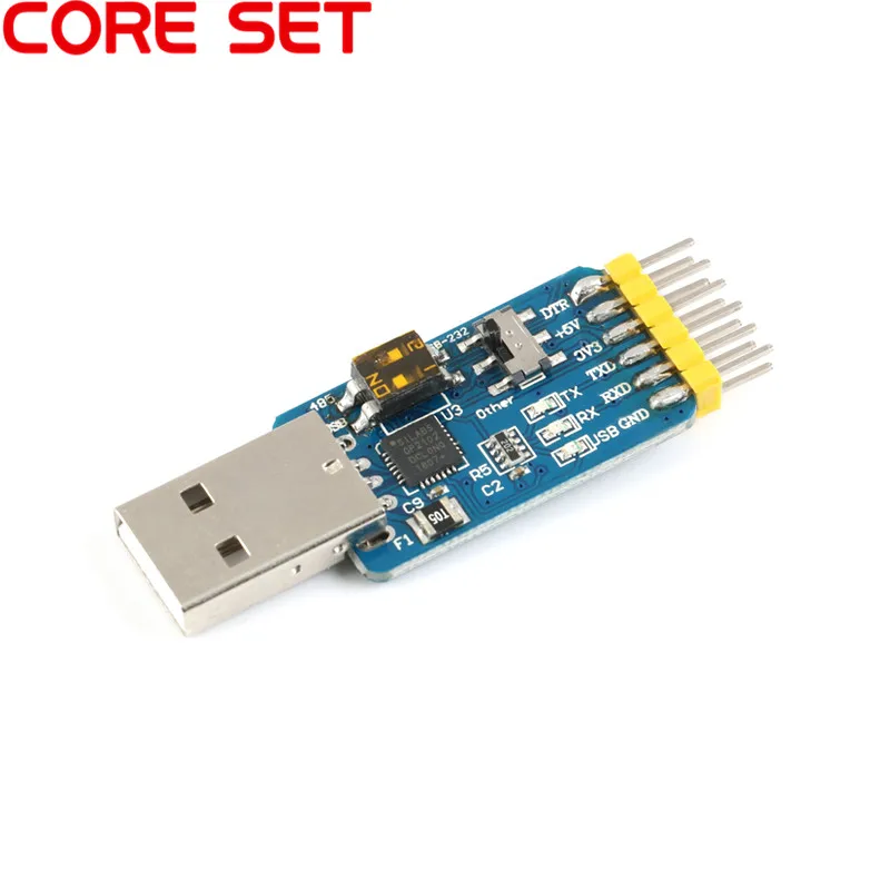Многофункциональный модуль последовательного преобразования 6 в 1 USB CP2102 TTL RS232 RS485