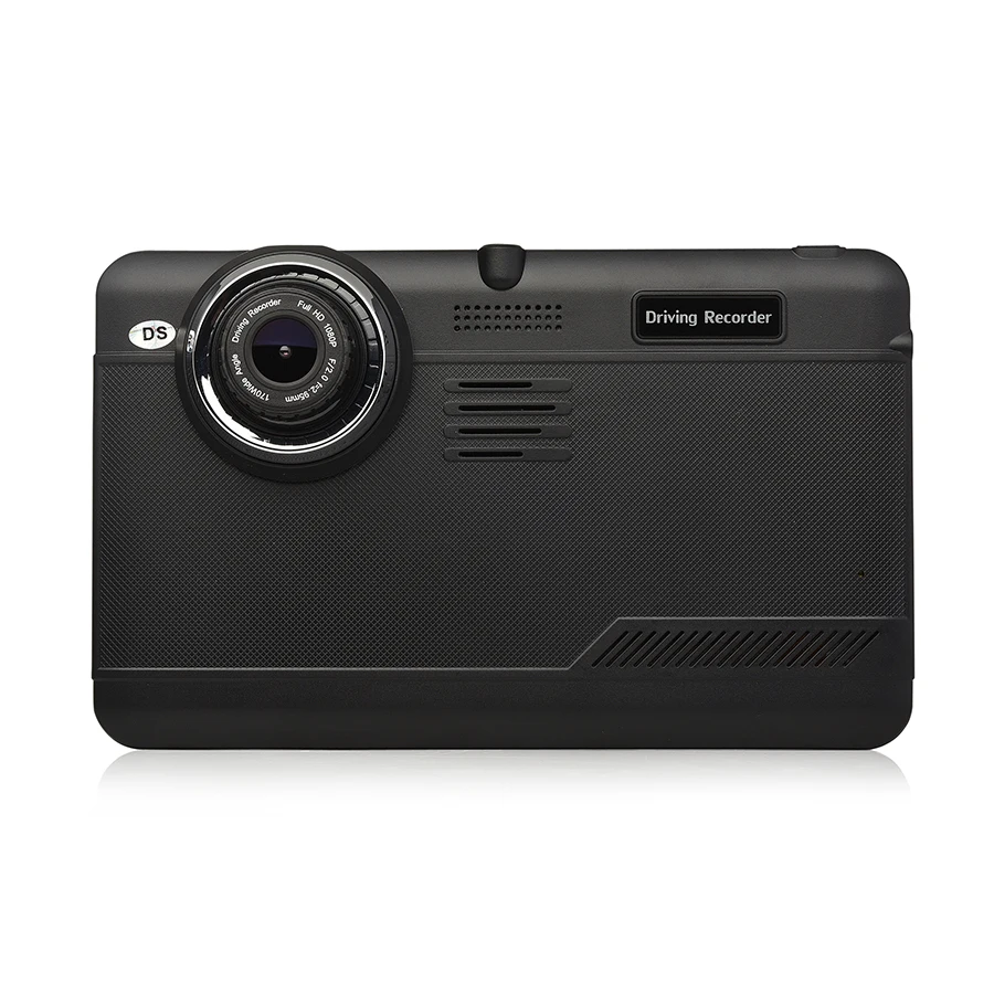 Udricare 7 дюймов gps Android Wi-Fi Bluetooth навигации DVR 16 ГБ Quad-core Двойной объектив вид сзади