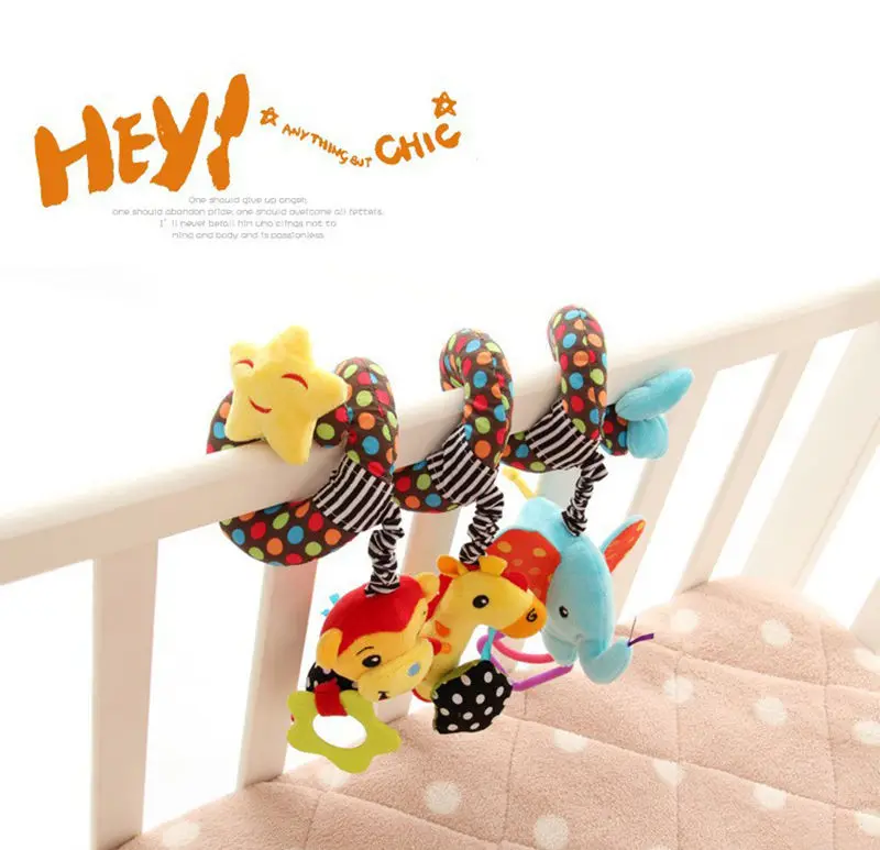 Милая кукла младенец погремушка автомобильная кровать Висячие развивающие