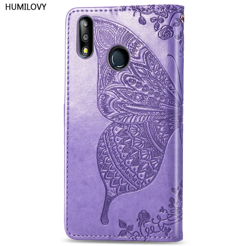 Флип-кожаный чехол-портмоне для телефона ASUS ZenFone Max M2 ZB633KL.