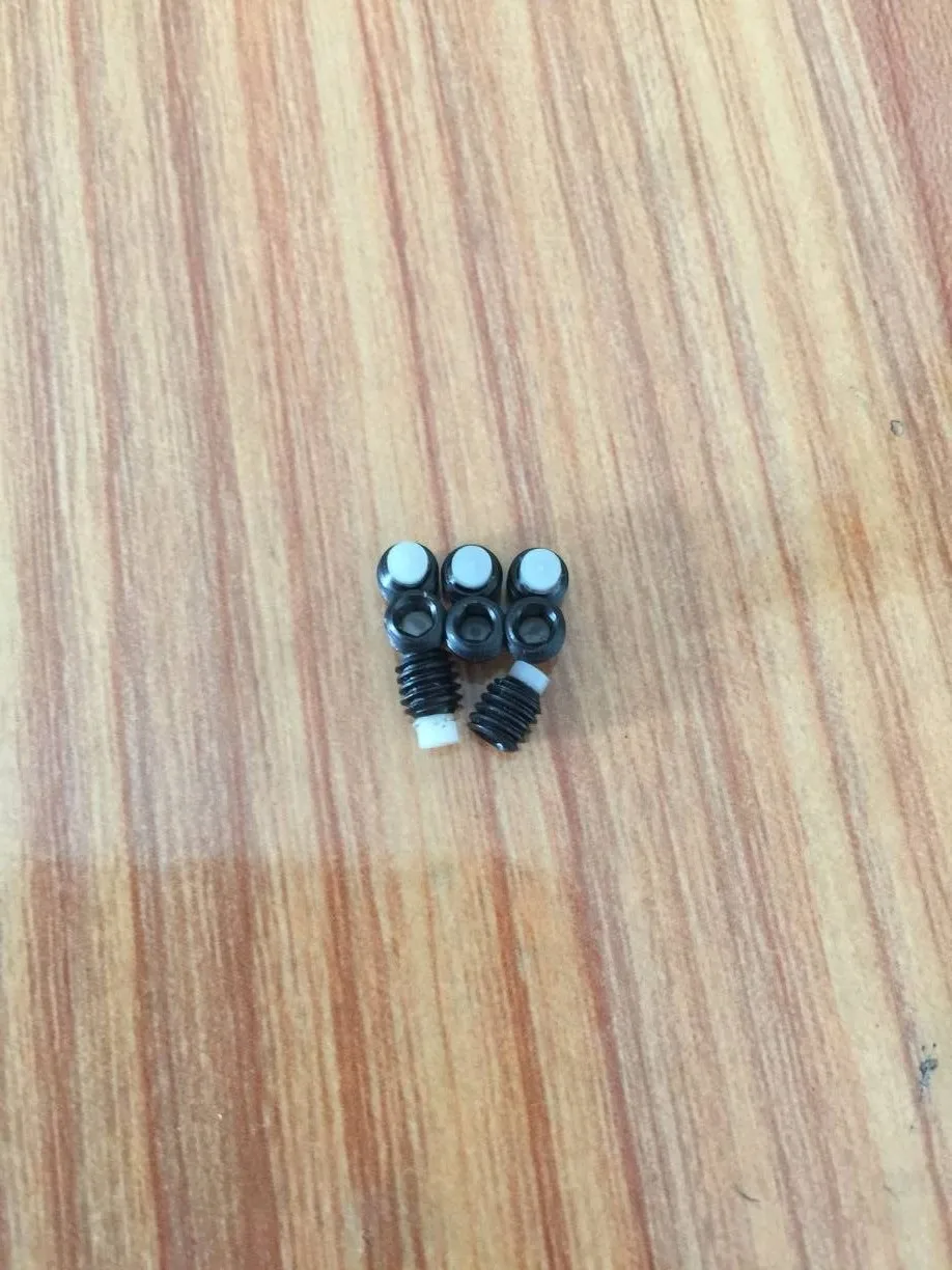 M4 нейлоновые винты с черной головкой шестигранные болты шестигранной резьбой