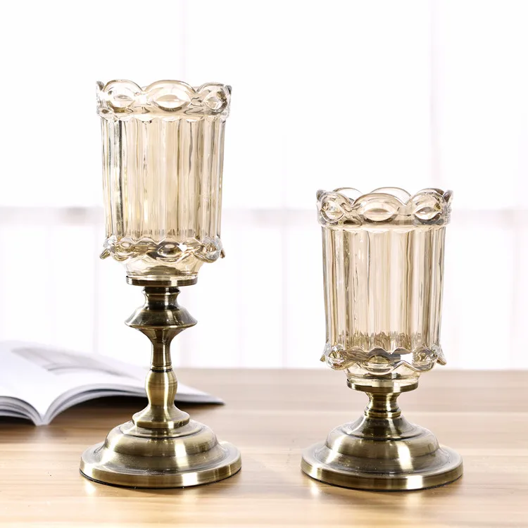 

High Quality TableTop Vase Europe Crystal Tabletop Vase Modern Glass Flower Vase For Wedding Table Centerpiece Home Decorative