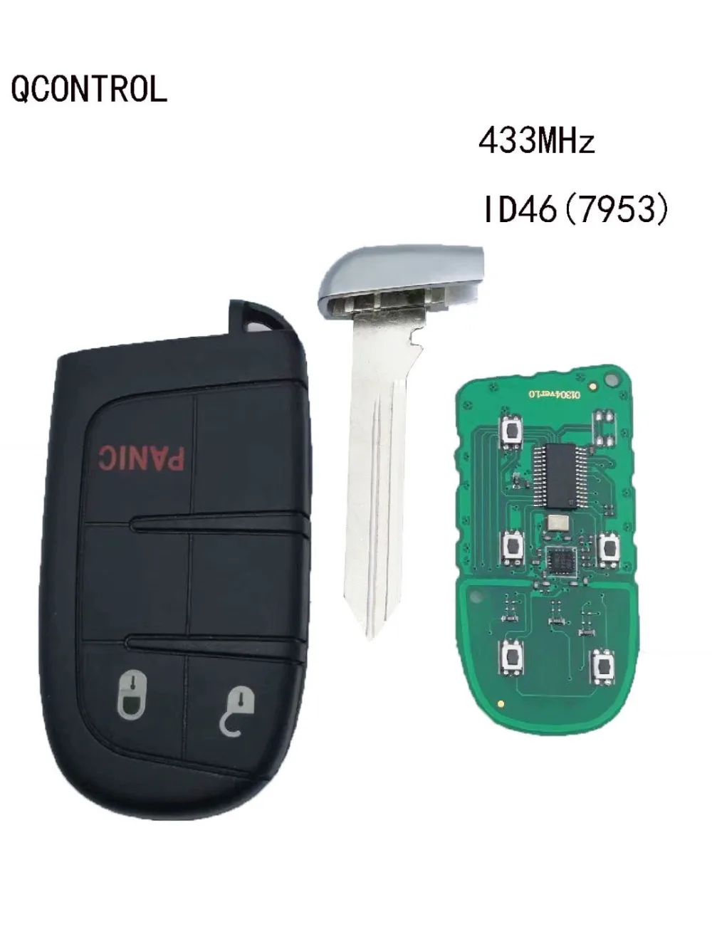 Qcontrol дистанционный смарт-ключ для dodge/chrysler/jeep grand cherokee, комфортный доступ, без ключа, подходит к 40821302 m3n40821302 m n