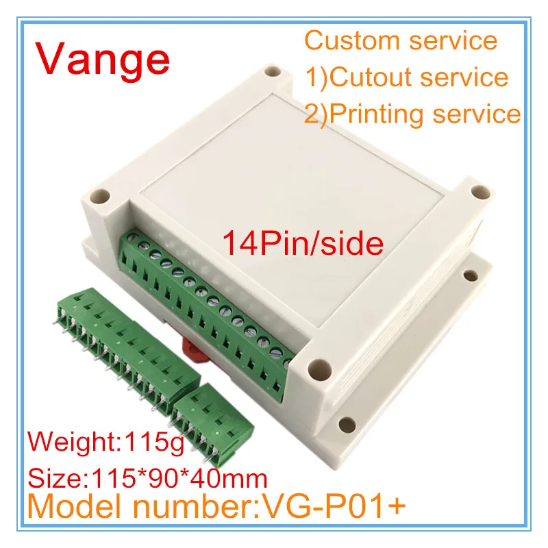 4 шт./лот распределительная коробка с клеммной колодкой корпус из АБС-пластика