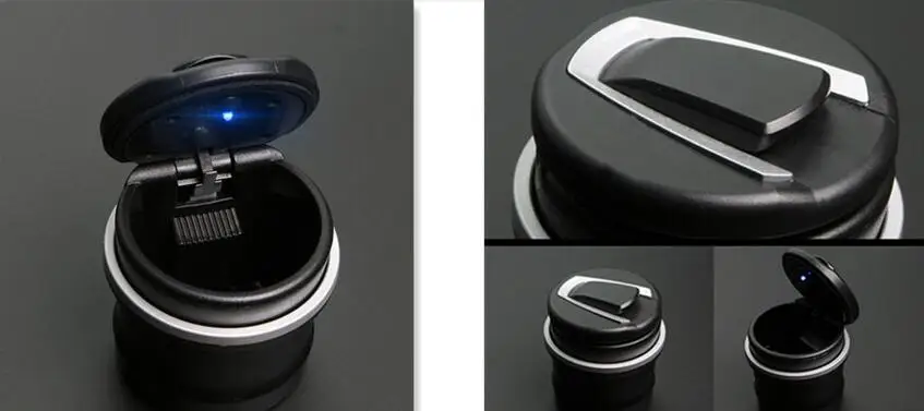 Лидер продаж 2017 светодиодный светодиодная портативная пепельница для