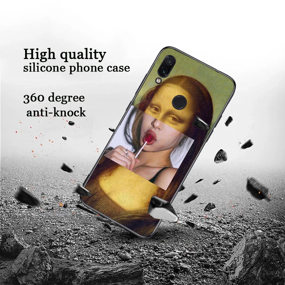 Забавный силиконовый чехол Lavaza Mona Lisa для Xiaomi Redmi 4A 4X5 5A 6 6A 7 7A 8 8A K20 Pro Plus S2 Go