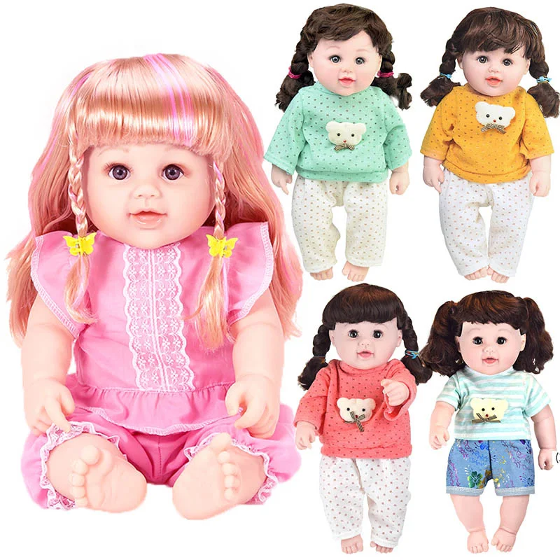 48 см большая силиконовая кукла реборн новорожденная милая девочка винли