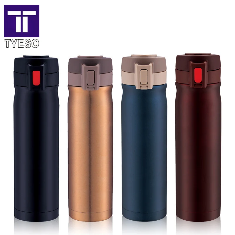 Термокружка 500 мл термос из нержавеющей стали портативная ручка бутылка дорожная