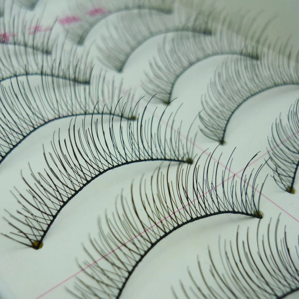 Норковые накладные ресницы для макияжа ручной работы натуральные длинные