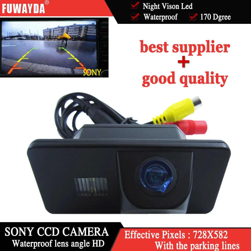 

Автомобильная камера заднего вида FUWAYDA для SONY CCD HD для BMW E81/E87/E90/E91/E92/E60/E61/E62/E63/E64/E70/ E71, водонепроницаемая