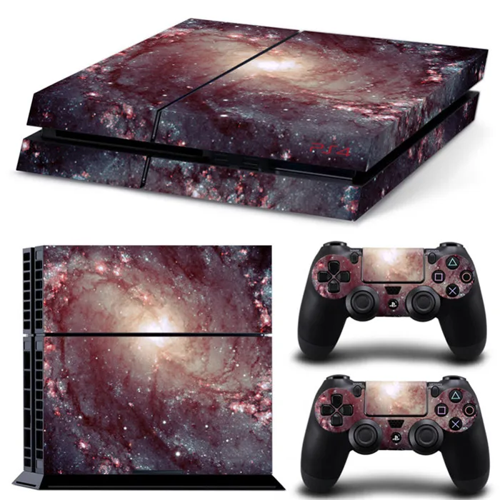 Galaxy Star Виниловая наклейка для sony PS4 консоль с 2 контроллерами наклейка для Playstation 4 для Dualshock 4 геймпад - Цвет: 0230