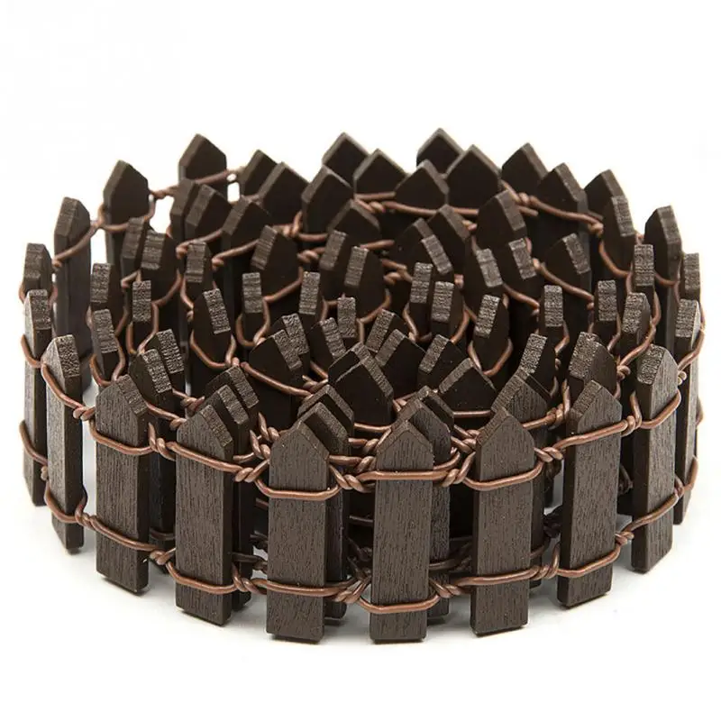 Миниатюрный садовый набор феи деревянный забор Террариум кукольный домик