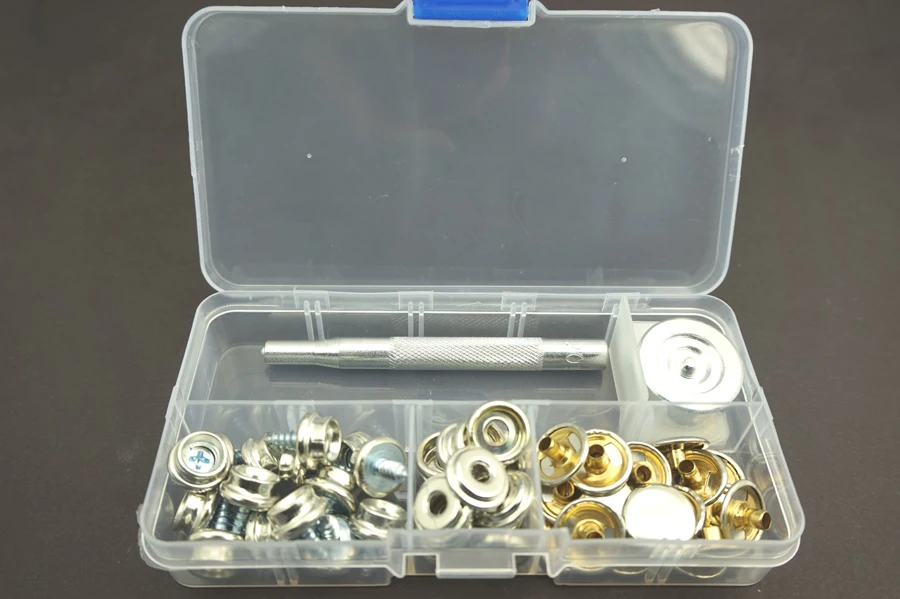 62pcs/lot Free Shipping Heavy Duty Tone Open Ring Snap Press Fastener Buttons Sewing Accessories | Инструменты