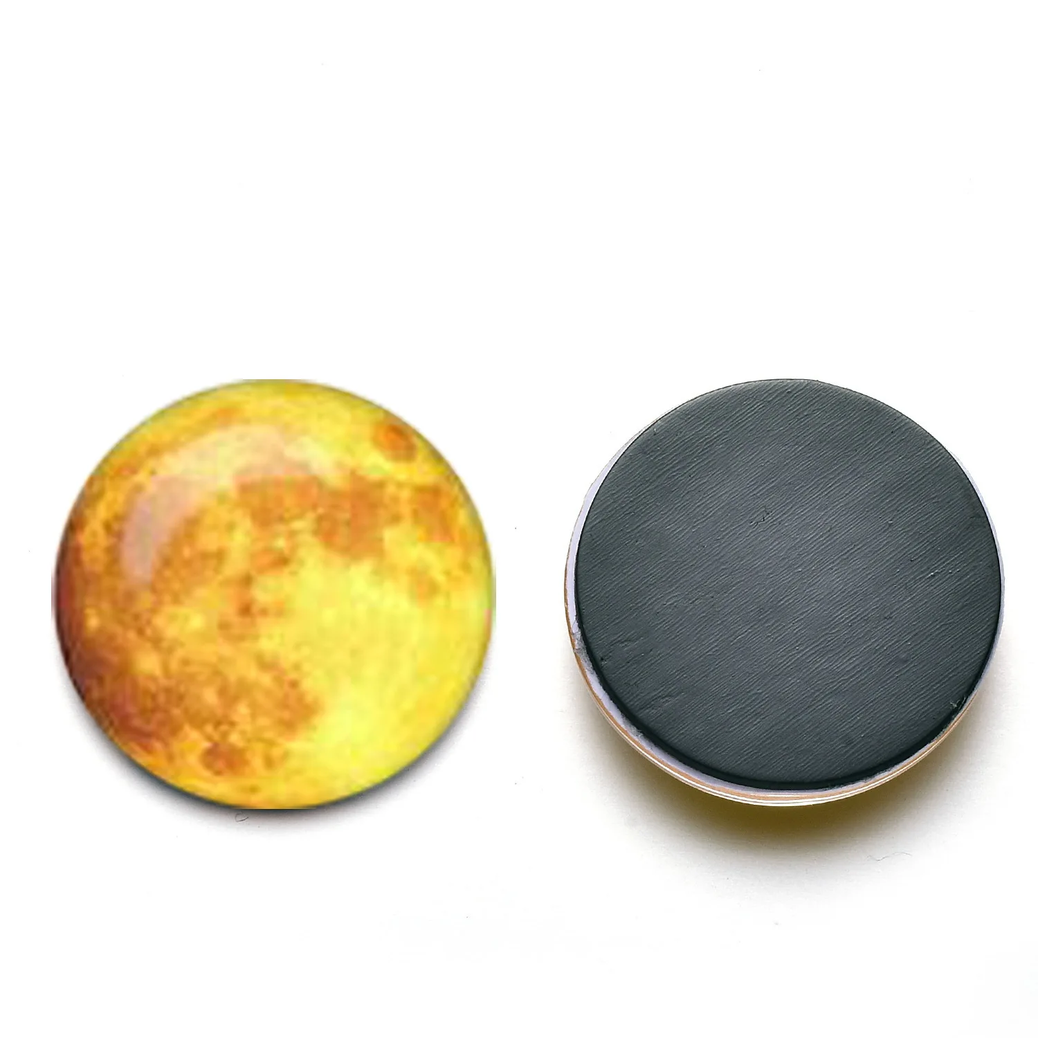 Наклейки на холодильник Вселенная луна Звездный ночник 2 шт./компл. 25 мм|Магниты