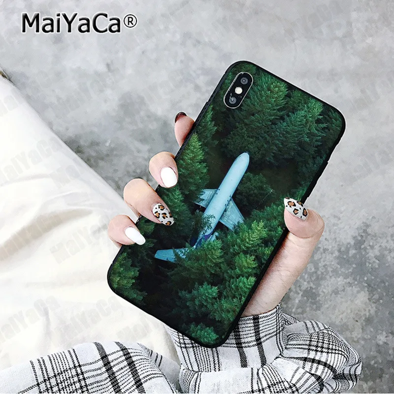 A12 MaiYaCa самолет Летающий путешествие облако самолет клиент чехол для телефона для iphone 11 pro 8 7 66S Plus X XS MAX 5S SE XR чехол - Цвет: A12