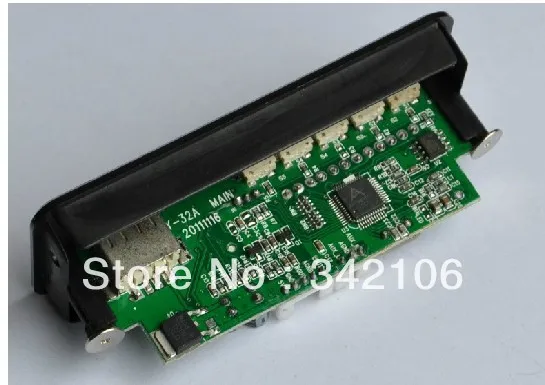 Бесплатная доставка! Mp3 декодер с дистанционным дисплеем FM можно использовать 12 В