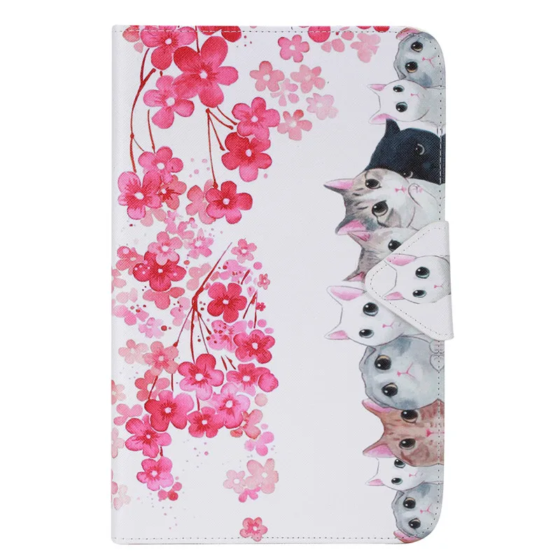 Wekays для samsung Tab E 9,6 T560 Кот кожаный чехол Funda для Coque samsung Galaxy Tab E 9," T560 T561 чехол для планшета