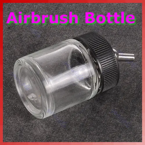

Airbrush Glass Bottle Jar Air Brush Gun Standard Suction Lid Pump Spray Top New