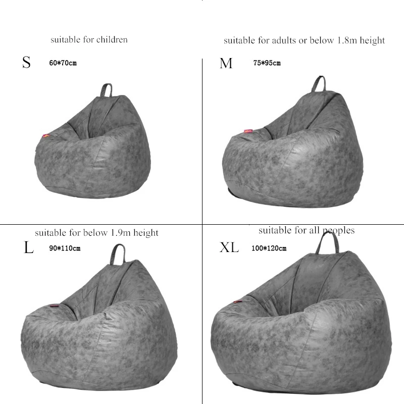 Технология ткань Bean Bag чехол Мода Pouf Beanbag кресло без наполнителя гостиная спальня диван кровать ленивый Повседневный мягкий диван татами