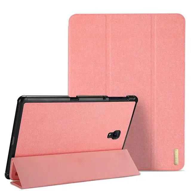 DUX DUCIS из искусственной кожи чехол для samsung Galaxy TAB A2 10,5 Чехол-книжка Smart Cover для samsung TAB A2 10,5 дюймов/A 10,5 T590 T595 - Цвет: Розовый