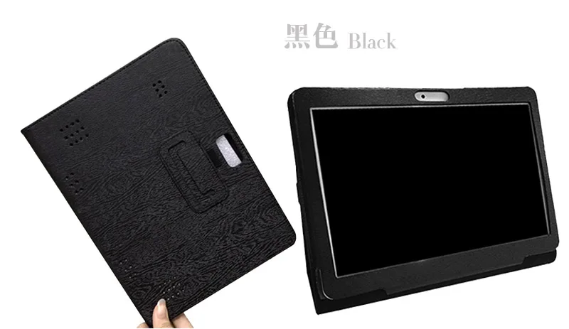 black Чехол-подставка для Prestigio Multipad Grace 3101 3201 3301 PMT3101/PMT3201/PMT3301_4G_D 10,1 дюймов планшет из искусственной кожи чехол+ подарки - Цвет: black