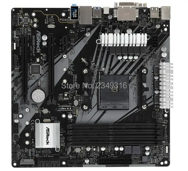 Новинка для ASRock B450M Pro4 оригинальная настольная материнская плата B450 разъем AM4 DDR4