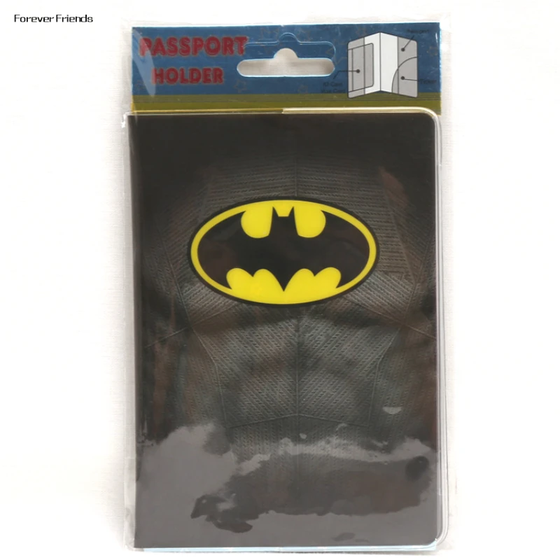 Европейский мультфильм стиль 2D держатель паспорта Обложка на паспорт ПВХ чехол