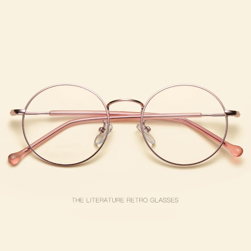 Модные круглые оправы для очков NOSSA модные мужчин и женщин ретро оптическая