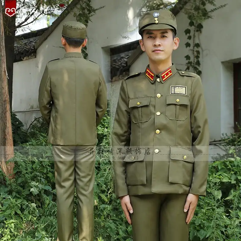 

Chinese TaiWan Kuomintang military Officer Spy togae Asian Vietnam Soldier stage film TV clothes Spy uniform Republic of China