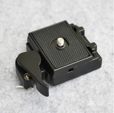 

SETTO 323 Quick Release Clamp Adapter For Camera Tripod with Manfrotto 200PL-14 Compat Plate BS88 HB88 Stabilizer Plate