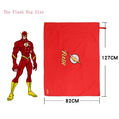The Flash Big Size Наружное быстросохнущее банное полотенце супергероя, полотенце из микрофибры для путешествий, кемпинга, пеших прогулок, пляжа, спортзала, спортивное полотенце Супермена, флэш-Бэтмена - Цвет: The Flash Big Size
