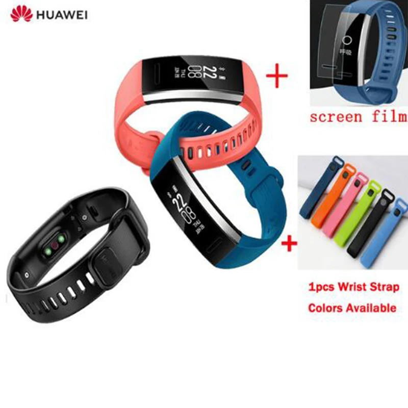 Браслет huawei Band 2 pro B29 B19 для монитора фитнеса 50 м для плавания водонепроницаемый Bluetooth oled-браслет для мужчин и женщин