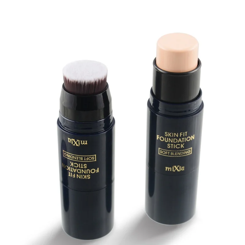 Face Natural Foundation Makeup Stick Concealer Creamy Perfect Oil-control Smooth Base Cover Cosmetic | Красота и здоровье